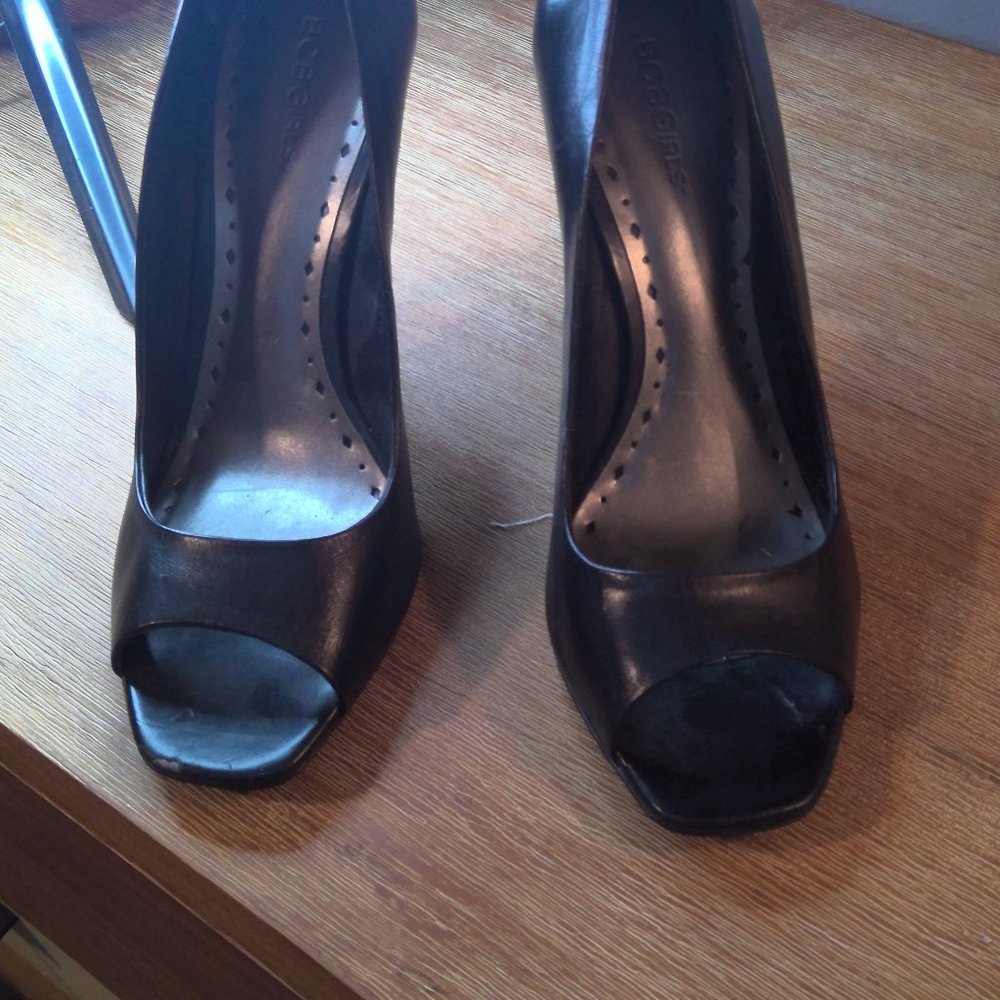 Black 4 inch heels